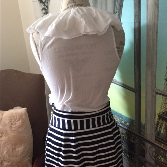 PRICE FIRM: RALPH LAUREN {Black Label} White Top M - Picture 3 of 4